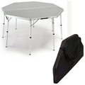 Large Octagonal Folding Table w/Carry Handles and Carry Bag